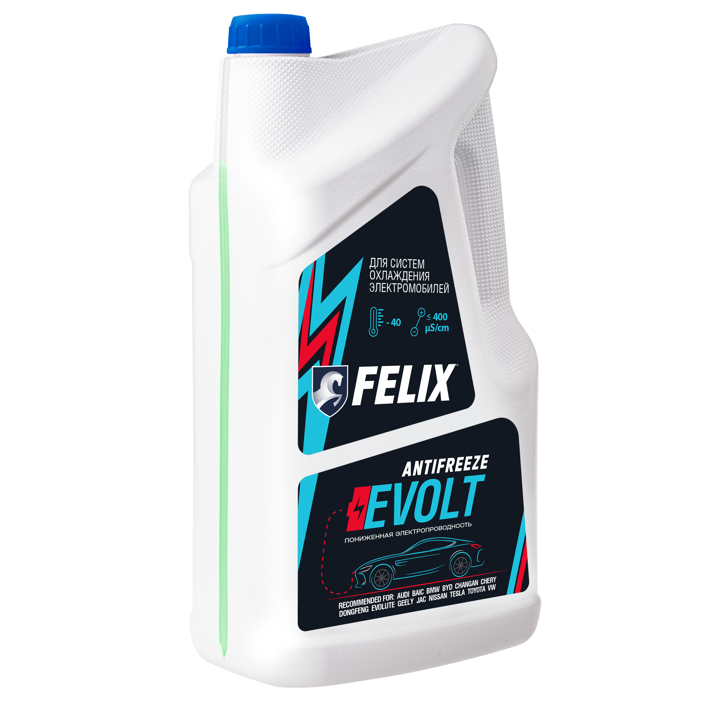 Изображение Антифриз FELIX EVOLT, сине-зеленый №1