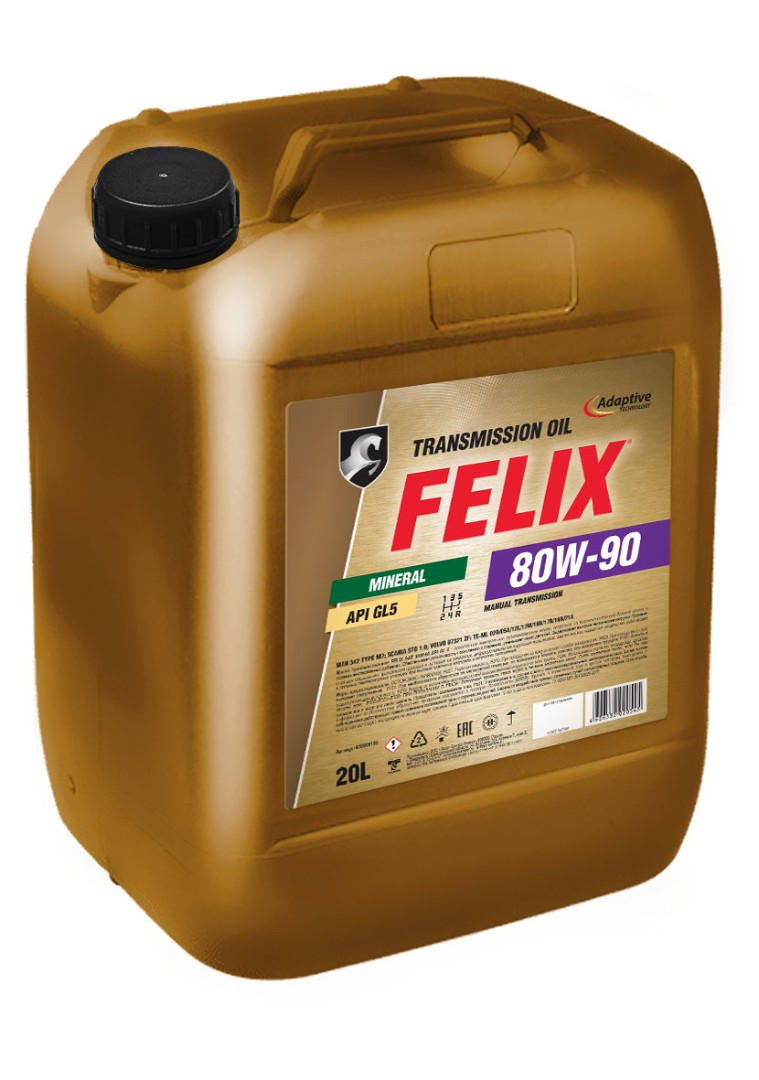 Изображение Масло трансмиссионное  FELIX 80W-90